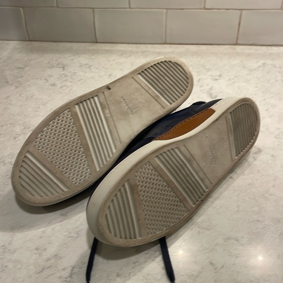 Magnanni Shoes, Black Leather and Suede Sneakers, size 9 - Picture 9 of 9